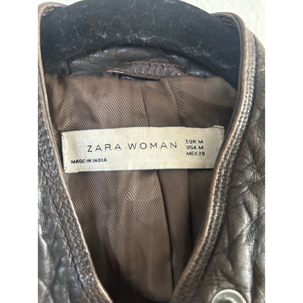 Zara Leather Jacket - Picture 6 of 8
